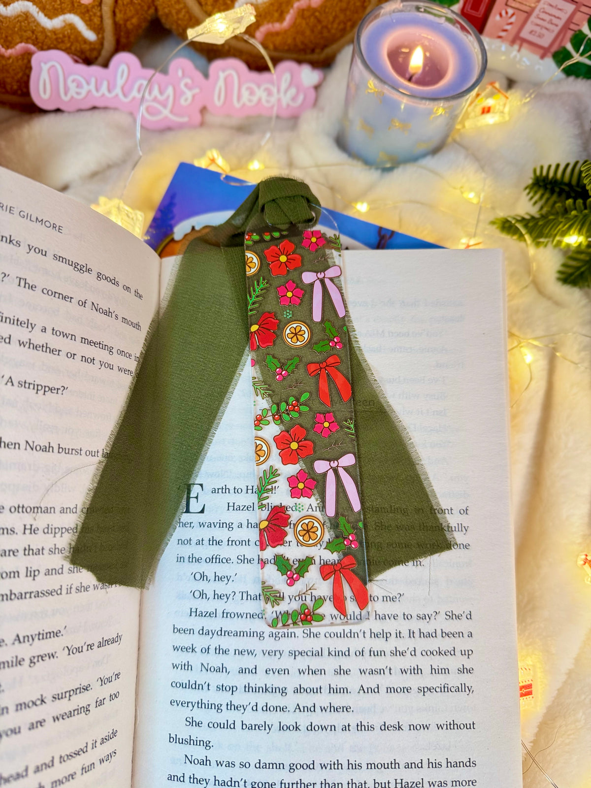 Acrylic Bookmark | Festive Bows