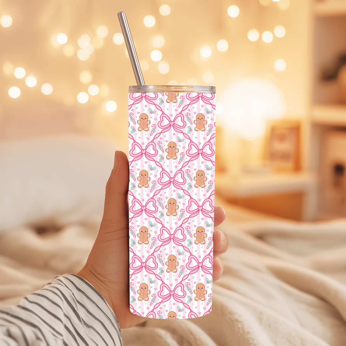 Tumbler | Pink gingerbread