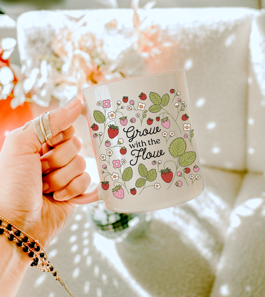 Grow with the Flow mug
