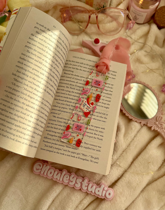 Acrylic Bookmark | Spicy romance