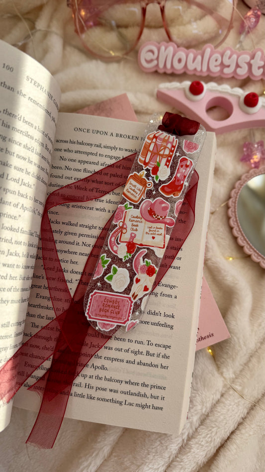 Acrylic Bookmark | Cowboy Romance