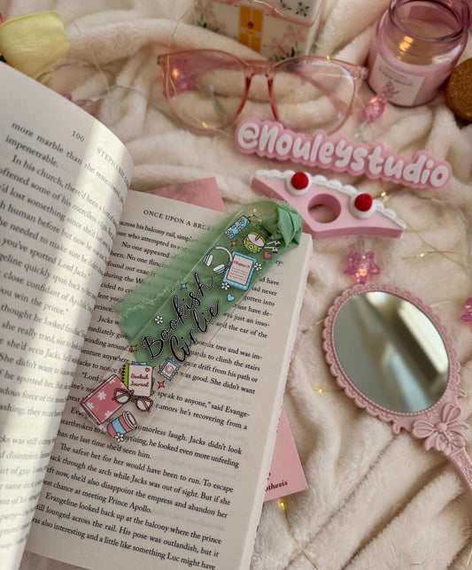 Acrylic Bookmark | Bookish girlie