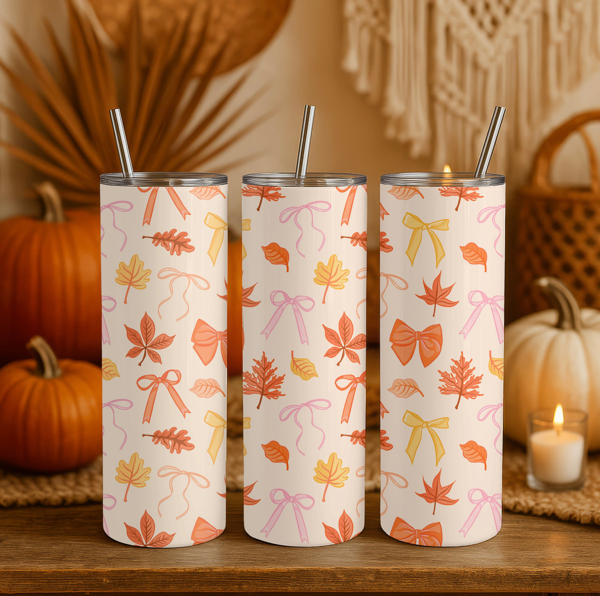 Tumbler l Autumn Bows