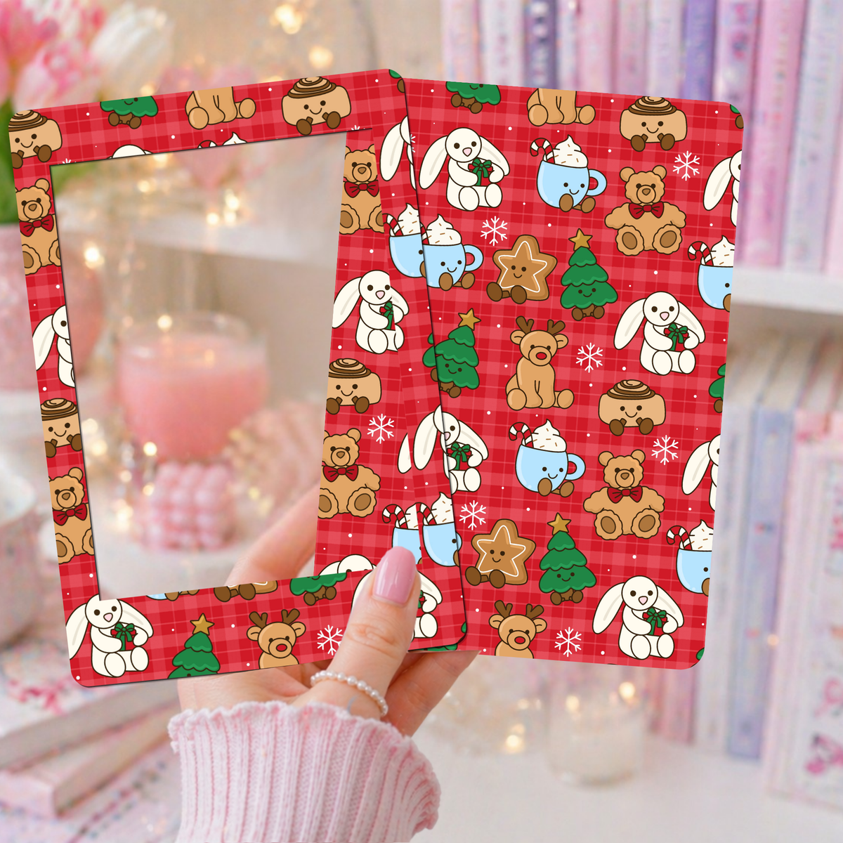 E-reader Insert-Skin | Winter Jelly cat