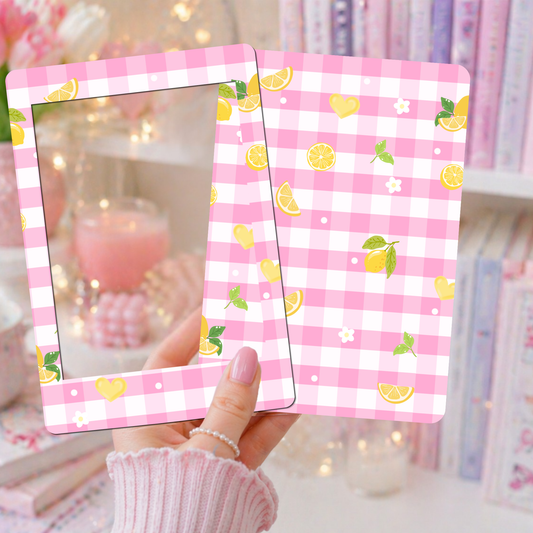 E-reader Insert-Skin | Lemon Gingham