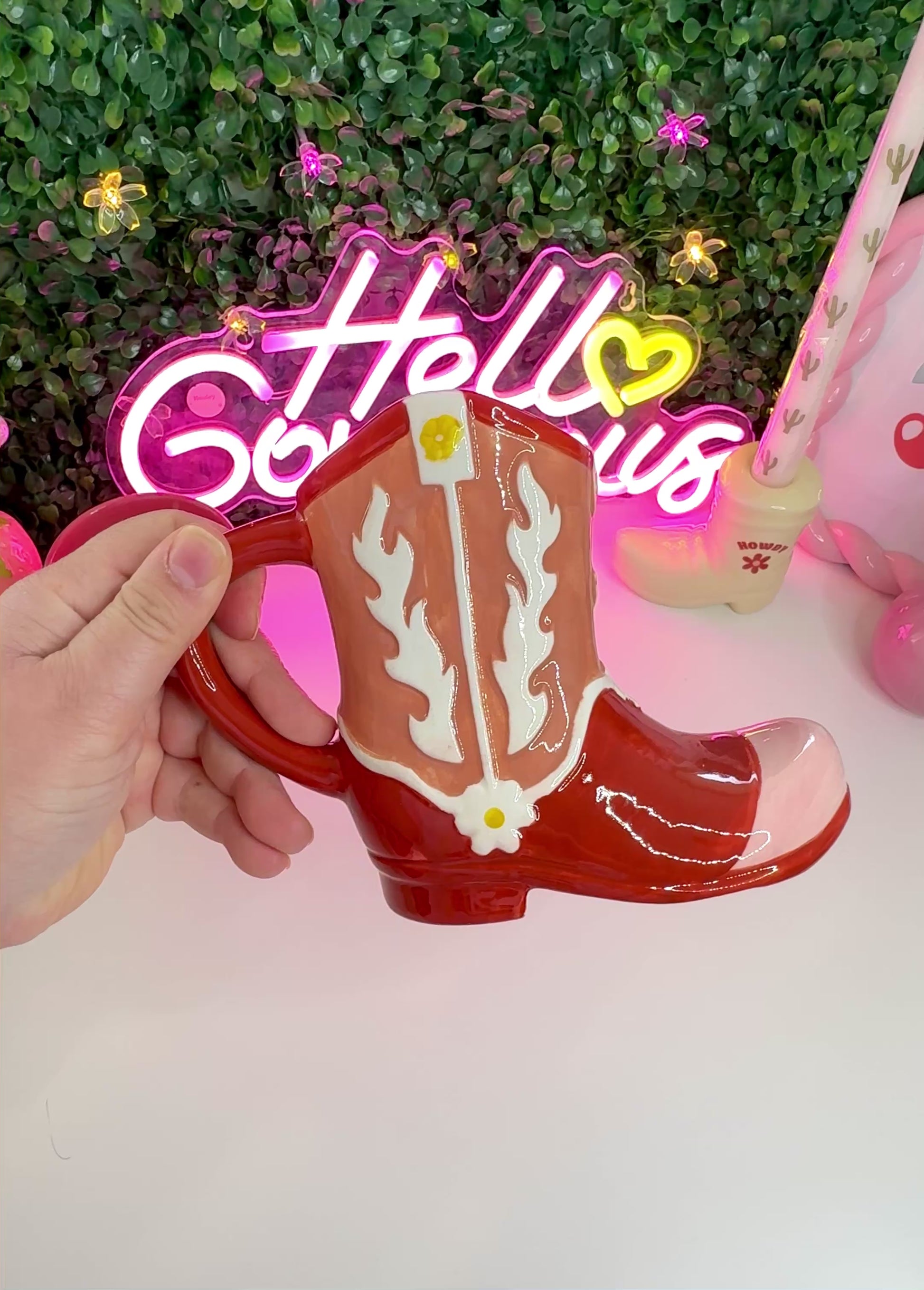 Koffiemok | PINK COWBOY Laarzen mok
